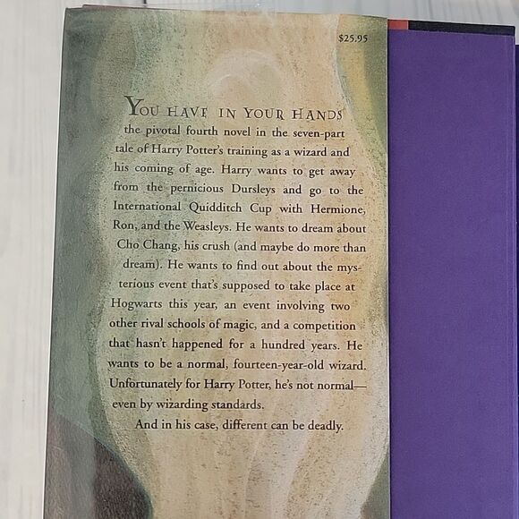 Harry Potter and the Goblet of Fire Book First American Edition - Picture 2 of 11